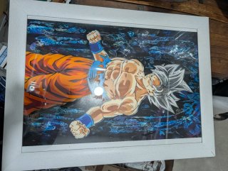 Cuadro Goku Graffiti
