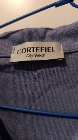 Camisa Cortefiel azul botones