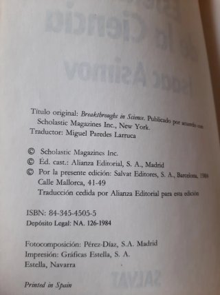 Momentos estelares de la ciencia.