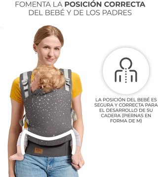 Mochila Portabebés Diseño Estrellas