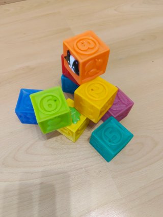 Cubos construcciones infantiles