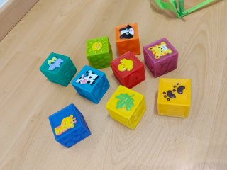 Cubos construcciones infantiles