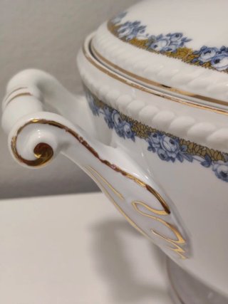 Zuppiera Freiberg Keramik con mestolo