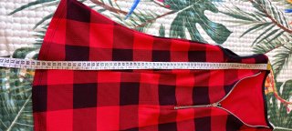 Completo Zara Gonna Longuette & Top Tartan