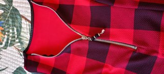 Completo Zara Gonna Longuette & Top Tartan