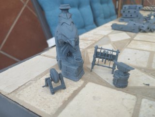 Wargame Forja Fantasía Medieval Resina 3D