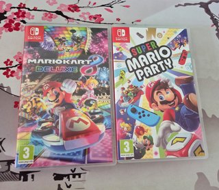 Mario Kart 8 Deluxe y Super Mario Party Switch