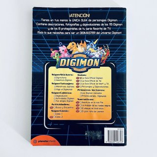 Libro La guia oficial Digimon personajes 2001