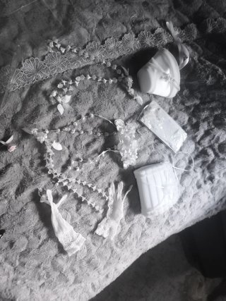 Vestido de comunión niña blanco