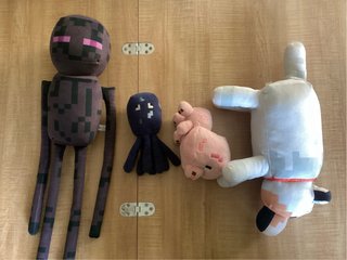 Conjunto Peluches Minecraft