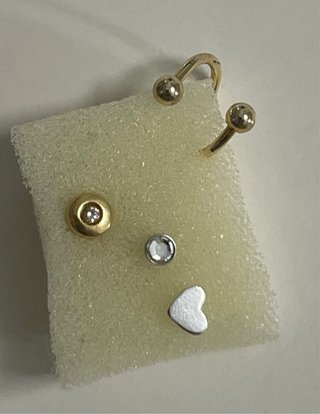 Piercing Plata 925 Corazón
