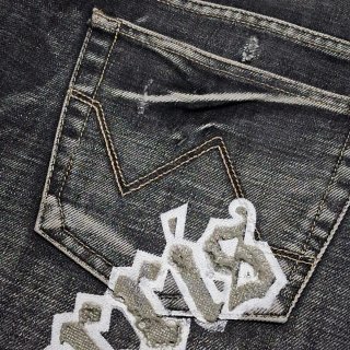 Vaqueros Uomo baggy y2k Angels ballon