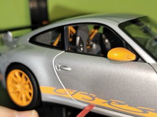Porsche 997 GT3 RS Plata Naranja