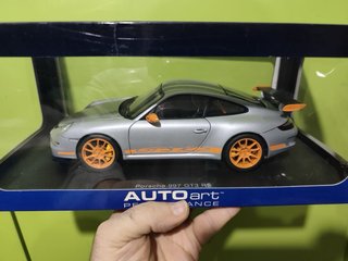 Porsche 997 GT3 RS Plata Naranja