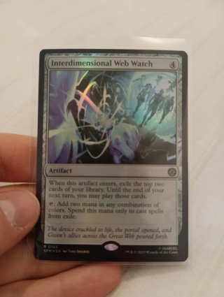 Cartas FOIL Magic Spiderman (Mar)