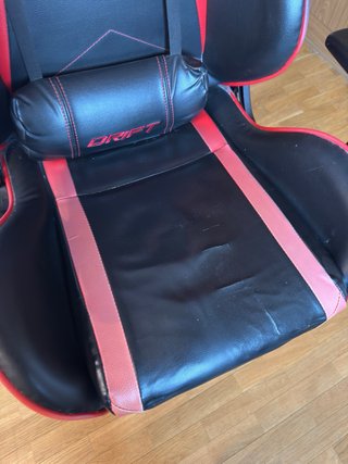 Silla Gaming Drift Negra/Roja Ajustable