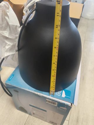 Lámpara Colgante Eglo Camasca Negra