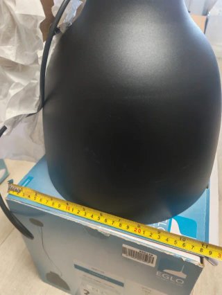 Lámpara Colgante Eglo Camasca Negra