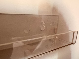 Estanterías de pared acrílico metacrilato
