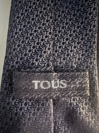 Corbata Tous Azul Gris Original
