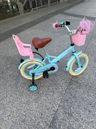 Bicicleta infantil 16" con ruedines