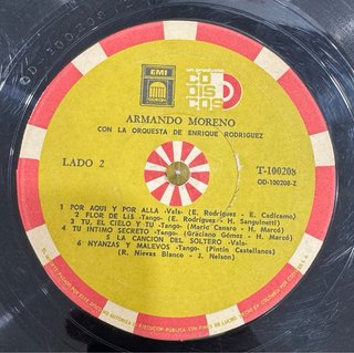 Vinilo LP Enrique Rodriguez - El Chato Florez