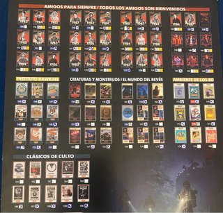Colección cromos Stranger Things Panini