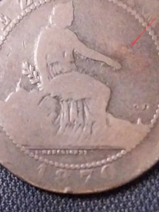 Moneda 10 céntimos 1970 OM Gobierno Provisional.