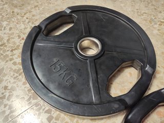2 discos Olímpicos de 15 Kg