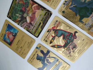 Lote 10 Cartas Doradas Pokémon VMAX GX