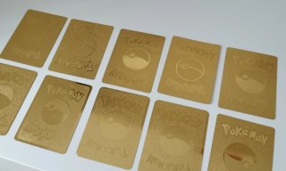 Lote 10 Cartas Doradas Pokémon VMAX GX