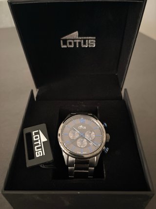 Reloj Lotus Cronógrafo 18680/2 Negro/Azul
