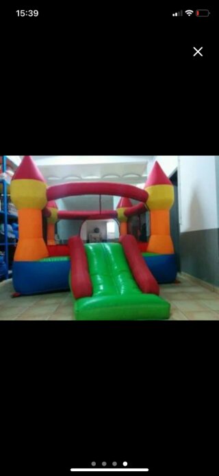 Castillo Hinchable Bob Esponja 3x3m más castillo