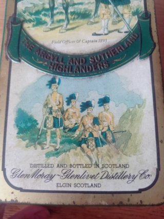 Scatola Latta Glen Moray 12 Anni Vintage