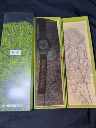 G-Shock x HUF GA-2100HUF-5A Marrón/Verde