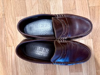 Mocasines de piel para niño T-39