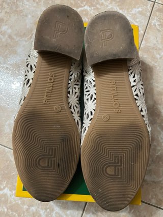Zapatos Pitillos mujer beige y plata