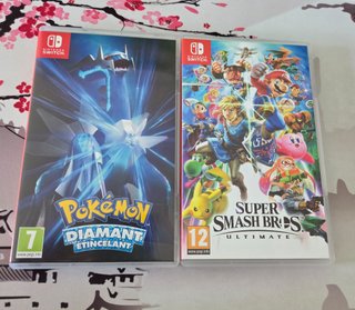 Pokémon Diamante y Smash Bros Ultimate switch