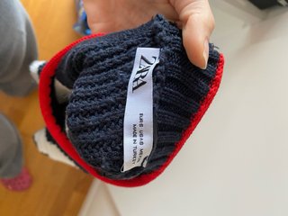 Jersey Zara Rayas Azul Marino y Blanco