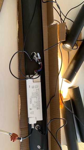 Lampada a sospensione Eglo 4 luci nera