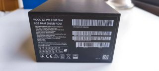 Xiaomi POCO X3 Pro 256GB 8GB RAM Blu - Scatola + Accessori