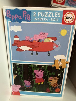 Puzzles Peppa Pig 2 Puzzles Madera