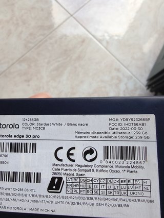 Motorola Edge 30 PRO 12/256GB Stardust White