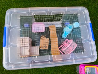 Jaula para hámster con accesorios