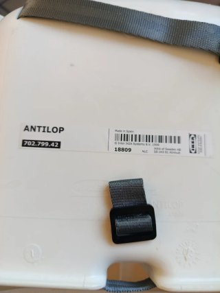 Trona Ikea con bandeja