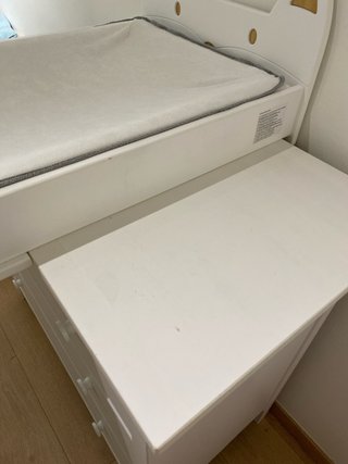 Cómoda Ikea Hemnes + Cambiador Vertbaudet