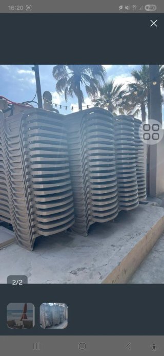 Tumbonas reclinables Grofillex hostelería