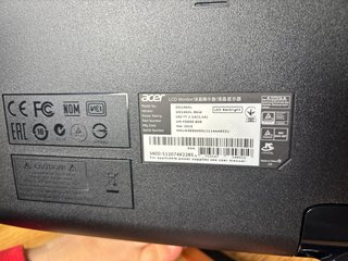 Monitor Gaming Acer 24 144Hz GN246HL como nuevo