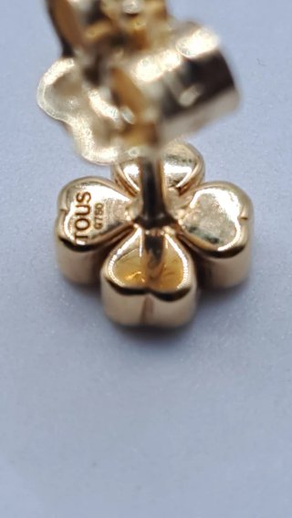 Pendientes TOUS Oro 18k Trébol