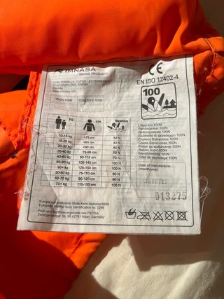 Chaleco salvavidas Imnasa 100N